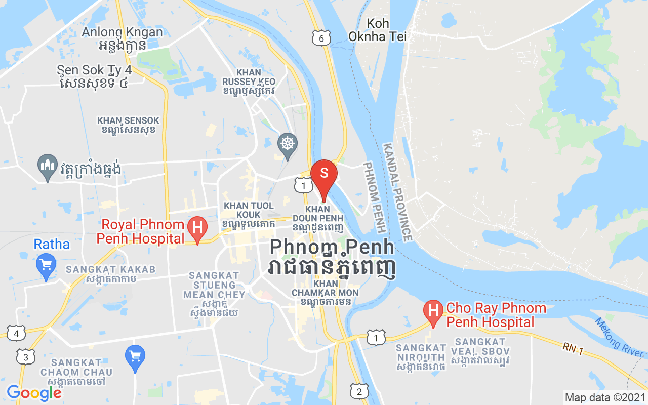 Profil de localisation de la Wat Phnom