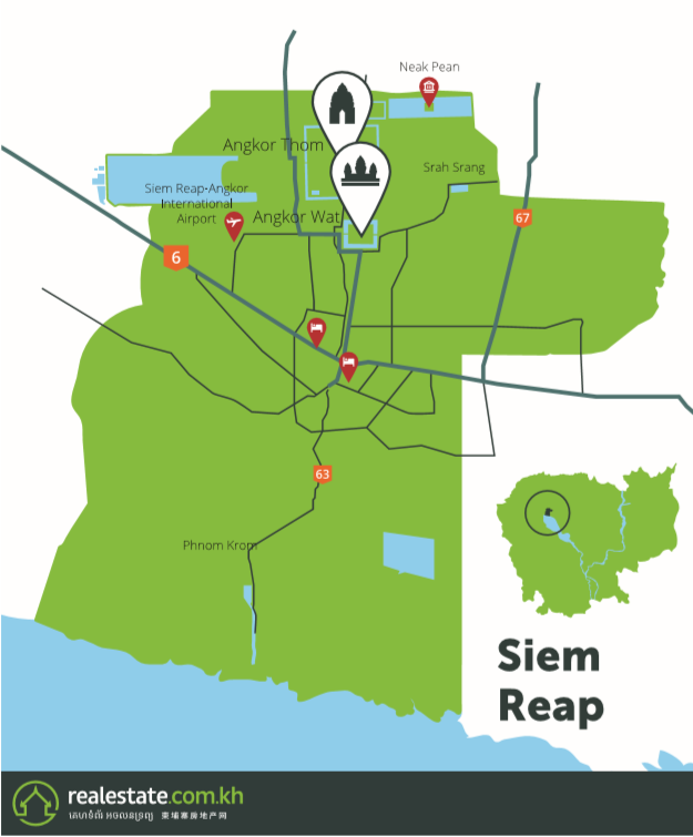 Map of Siem Reap